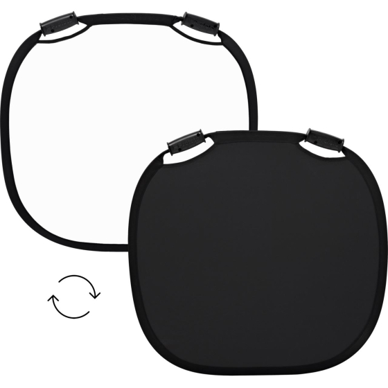 PROFOTO Collapsible Fabric Reflector Medium Black / White 32"