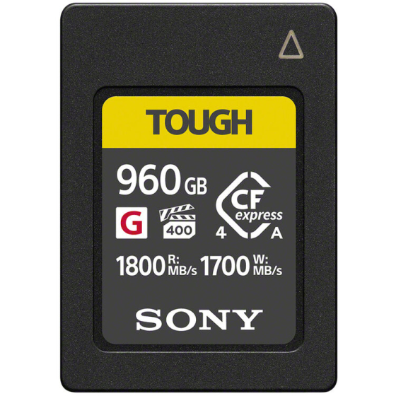 Sony TOUGH 960GB CFexpress Type A Memory Card (1800mb/s, 1700mb/s)
