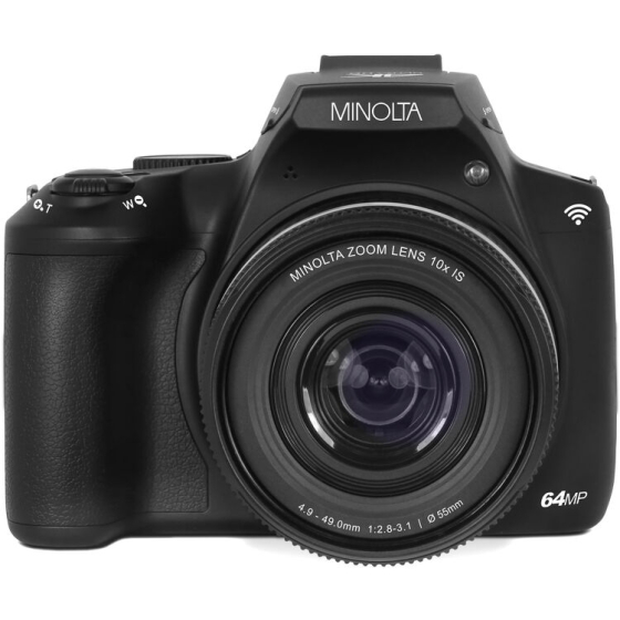 MINOLTA MNB10Z 64 MP Digital Camera with 10X Optical Zooom (Black)