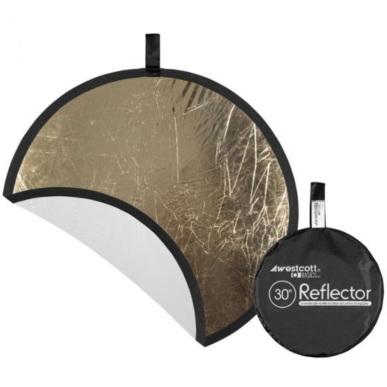 WESTCOTT Collapsible 2-in-1 Sun/White Bounce Reflector (30")