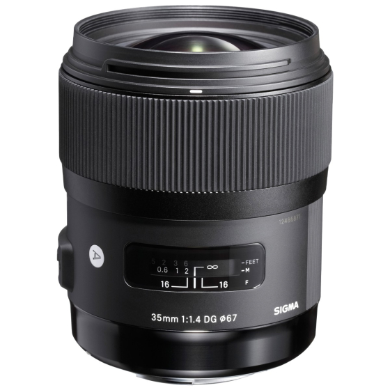 SIGMA 35mm f1.4 DG HSM Lens Canon mount Art