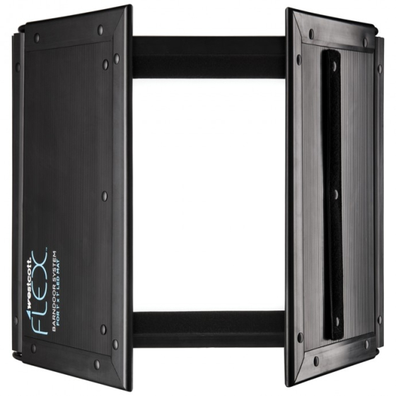 WESTCOTT 1x1' Flex Barndoor System