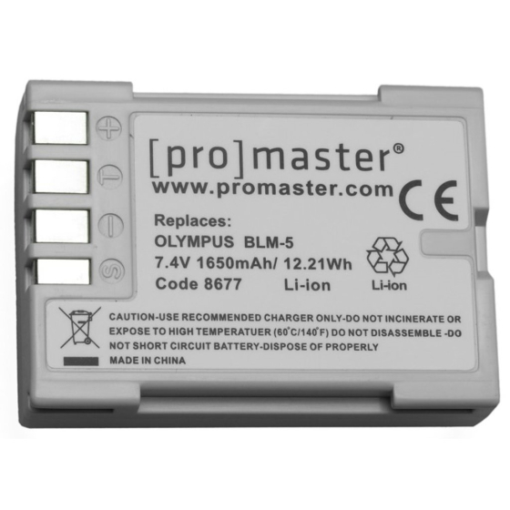 ProMaster battery BLM5 Olympus
