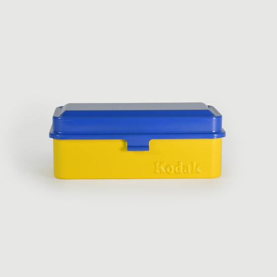 RETO Kodak Film Case - 120/135 Steel Film Case,BlueLid,YellowBody