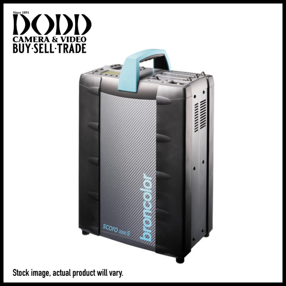 USED BRONCOLOR SCORO 3200S RFS 2 FLASH POWER PACK