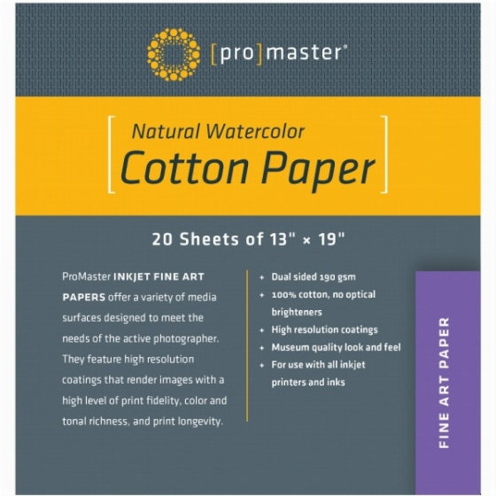 PhotoImage Artiste Paper 11"x17" 20 Sheets 100% Cotton