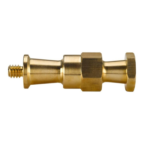 KUPO Hex stud 1/4-20 brass for double convi clamp KG002612