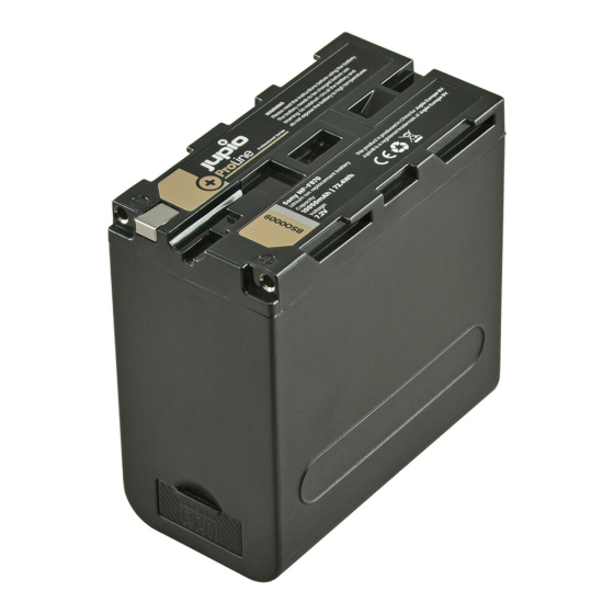 JUPIO ProLine NP-F970 Battery - USB 5V / DC 8.4V Output (10050mAh)