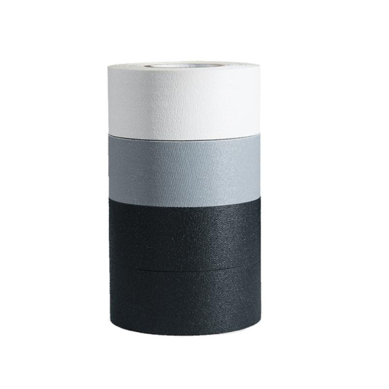 VISUAL DEPARTURES Micro Gaffer Tape 4 roll 1" x 8yds black, grey, white