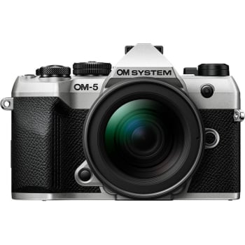 OM SYSTEM OM-5 Mark II Camera w/ 12-45mm f/4 PRO Lens (Silver)