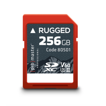 ProMaster SDXC 256gb UHS-II V60 Rugged Memory Card