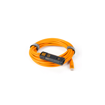 TetherTools Optima 10G TetherBoost Locking Extension Cable (ORG, 16')