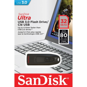 SANDISK Ultra USB 3.0 Flash Drive 32gb 80MB/s Read
