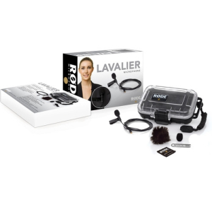 RODE Lavalier Omnidirectional mic see item notepad for included acces