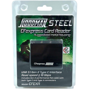 HOODMAN CFexpress Card Reader USB-C 3.1 16 Gbps
