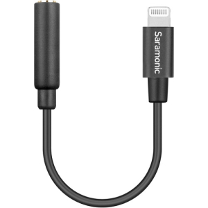 Saramonic SR-C2002 Apple Lightning to Female 3.5mm TRRS Audio Jack 3"