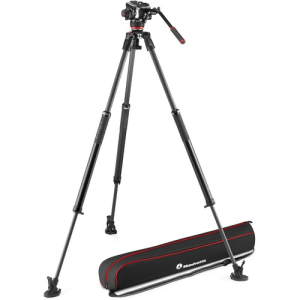 MANFROTTO 504X & CF Fast Sing Leg Tripod