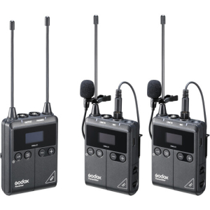 GODOX WMicS1 Kit #2 - Two Person Camera Mount Wireless Omni Lav Sys