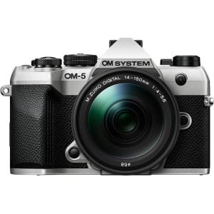 OM SYSTEM OM-5 Mark II Camera w/ 14-150mm f/4-5.6 III Lens (Silver)