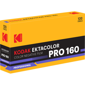 Eastman Kodak Ektacolor Pro 160 120 Film (5-Pack)