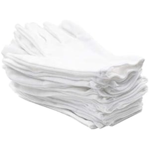 Cotton Gloves  package of 12 Small
