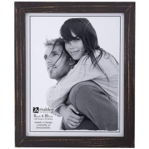 MALDEN Linear Rough Black 8"X10" Frame