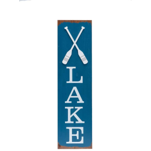 MALDEN Lake Plank Sign 5"x20"