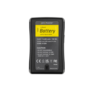 ProMaster Compact V-Mount Battery Kit 190Wh w/ D-Tap & USB-A