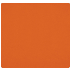WESTCOTT X-Drop Pro Wrinkle-Resist Backdrop - Tiger Orange (8' x 8')