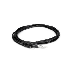 HOSA 3.5 mm TRS to 1/4 in TRS 10 ft Headphone Adapter Cable
