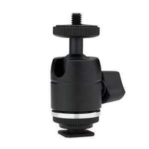 KUPO Mini Ball Head with Hot Shoe Adapter