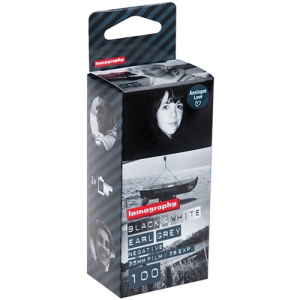 LOMOGRAPHY 35mm Earl Grey B&W Film 100 ASA   (3-pack)