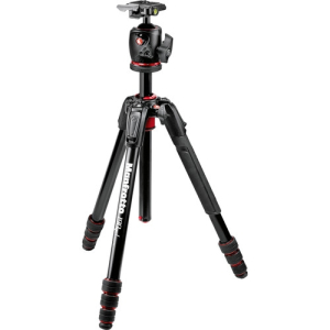 MANFROTTO 190 GO! Aluminum Tripod Ball Head Kit   4 Section