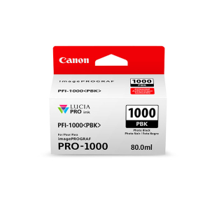 CANON PFI1000PBK Photo Black Ink Tank for PRO1000 Printer