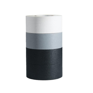 VISUAL DEPARTURES Micro Gaffer Tape 4 roll 1" x 8yds black, grey, white