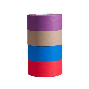 VISUAL DEPARTURES Micro Gaffer Tape 4 roll 1" x 8yds Colored multi pack
