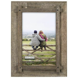 MALDEN Rustic Woods Criss Cross 4"X6" Frame
