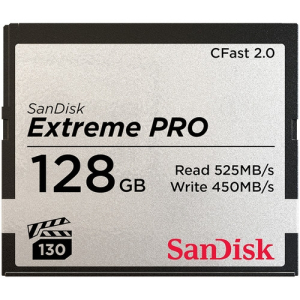 SANDISK 128GB Extreme PRO CFast 2.0 Memory Card