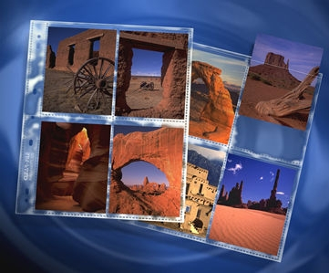 CLEARFILE Print Pages 25 pack Holds 8 4"x5"