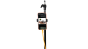 TETHERTOOLS TETHERPRO Right Angle USB-C to USB-C Pigtail, 20", Orange