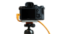 TETHERTOOLS TETHERPRO Right Angle USB-C to USB-C Pigtail, 20", Orange