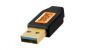 TETHERTOOLS TetherPro USB 3.0 male to Micro B 5 pin rt angle 15' blk