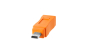 TETHERTOOLS TetherPro USB-C to 2.0 Mini-B 8 Pin 15" ORG