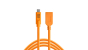 TETHERTOOLS TetherPro USB-C to USB Female Adapter 15' ORG