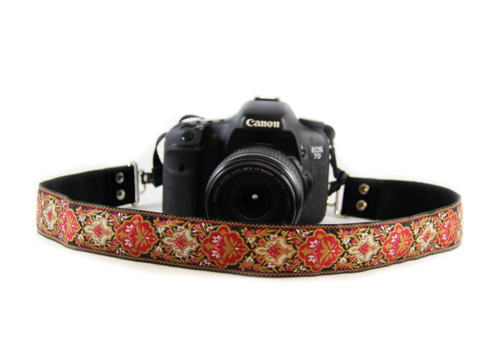 CAPTURING COUTURE CAMERA STRAP ROSE BAROQUE 1.5"