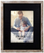 MALDEN Rustic Home with Black Mat 5"x7" Frame