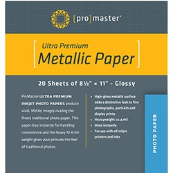 PhotoImage Pro Silver Metallic 8.5"x11" 20 Sheets