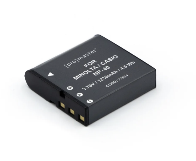 ProMaster Li-ion Battery for Minolta / Casio NP-40
