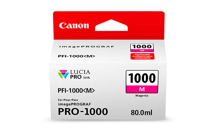 CANON PFI1000M Magenta Ink Tank for PRO1000 Printer
