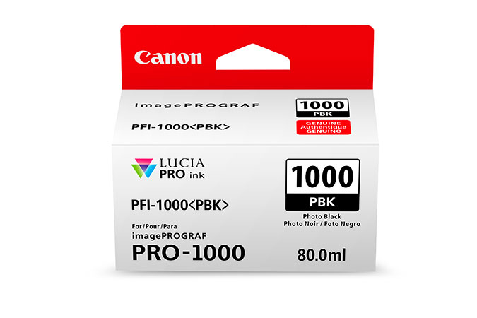 CANON PFI1000PBK Photo Black Ink Tank for PRO1000 Printer